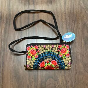 Bohemian Embroidery Crossbody Purse